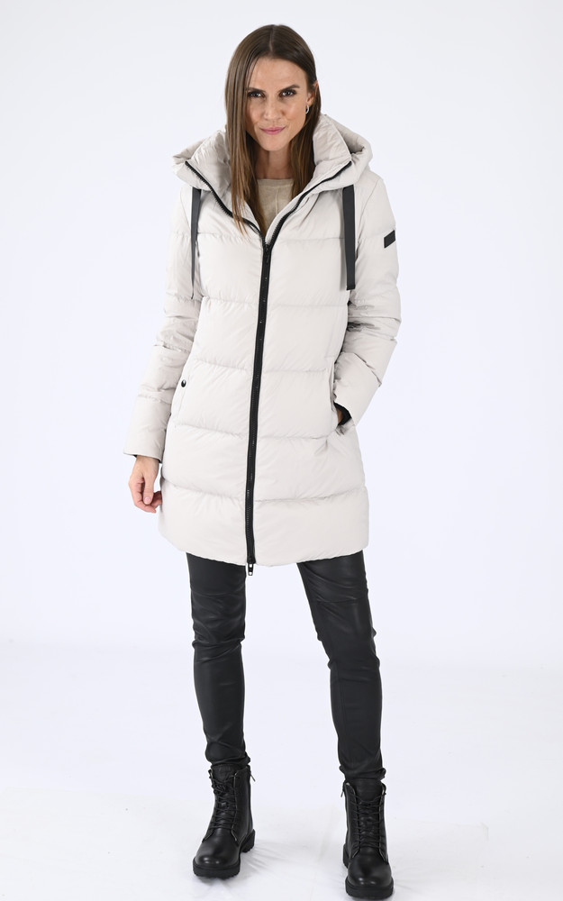 La Canadienne Doudoune à Capuche Samantha Grise