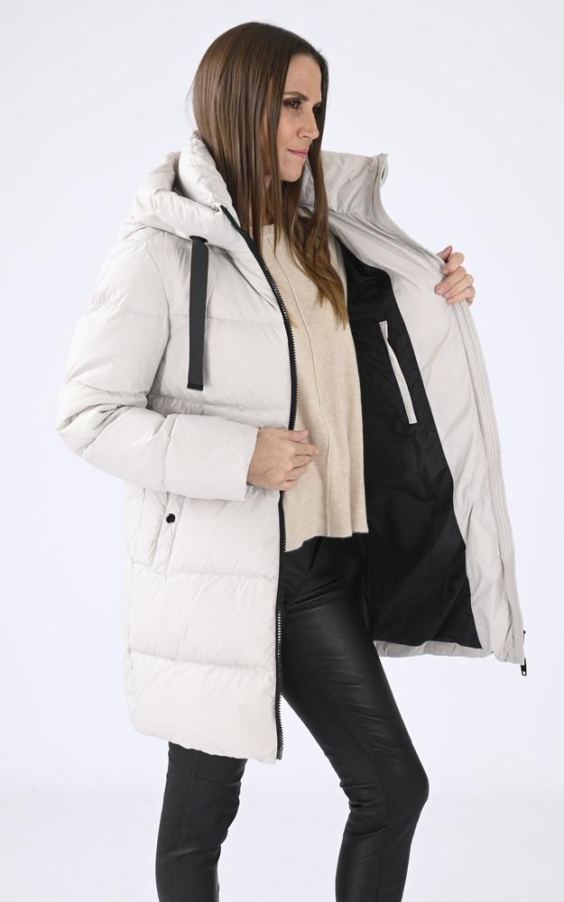 La Canadienne Doudoune à Capuche Samantha Grise