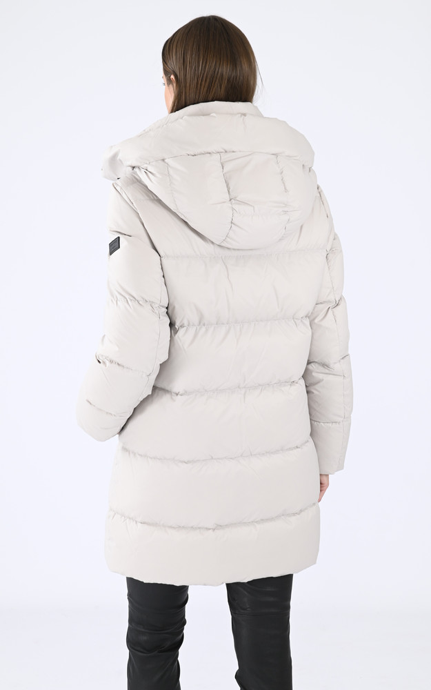 La Canadienne Doudoune à Capuche Samantha Grise