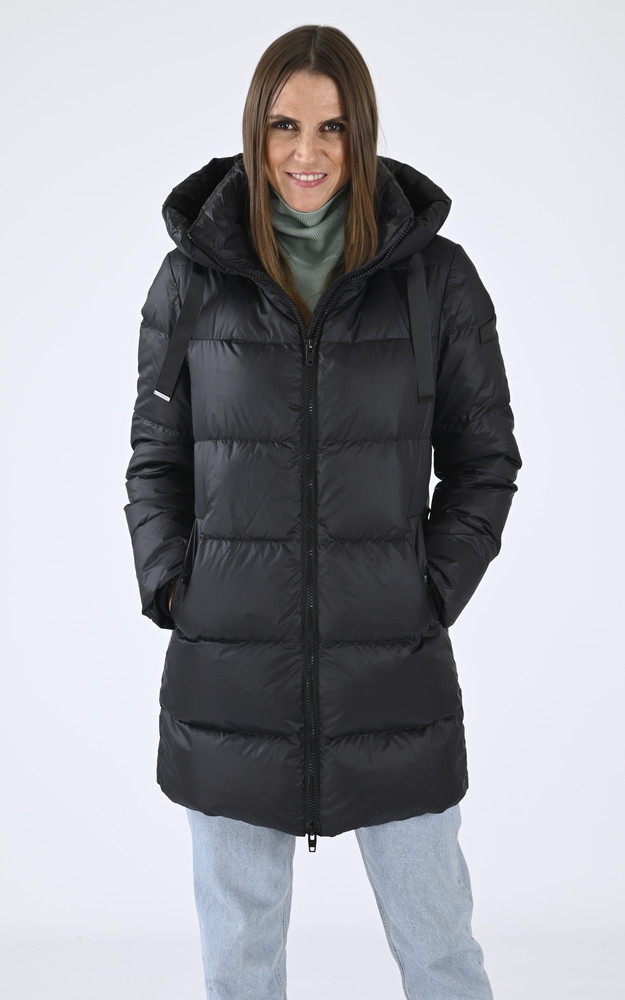 La Canadienne Doudoune à Capuche Samantha Noire