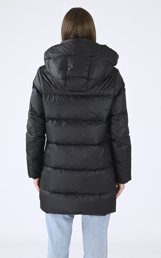 La Canadienne Doudoune à Capuche Samantha Noire