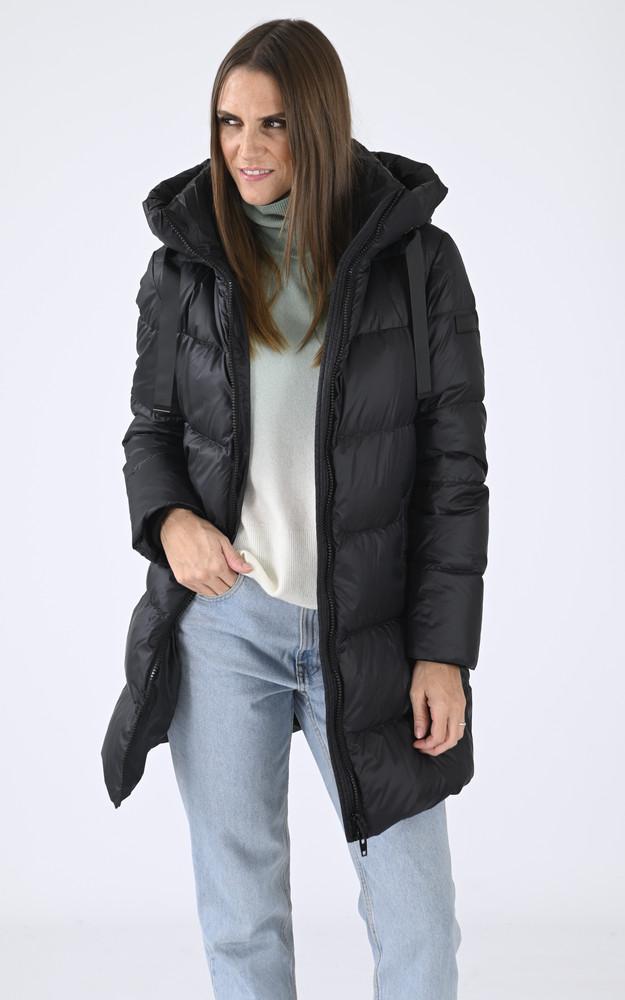 la canadienne Doudoune à capuche Samantha noire