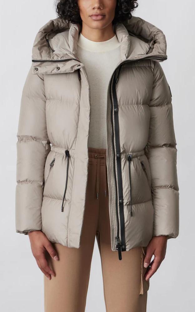 La Canadienne Doudoune Cintrée Freya Beige