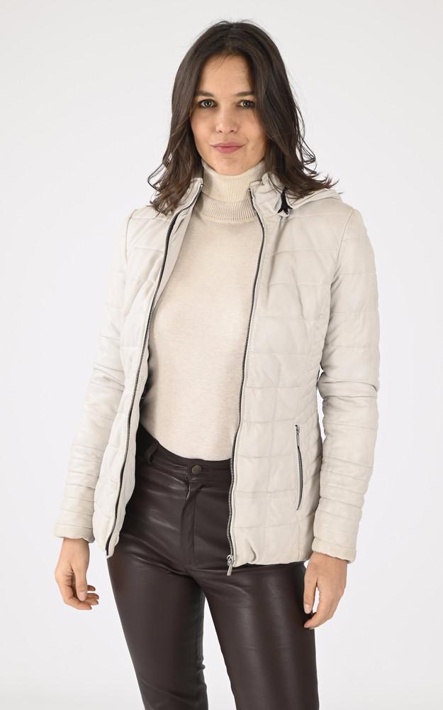 La Canadienne Doudoune Cintrée Helena Blanche