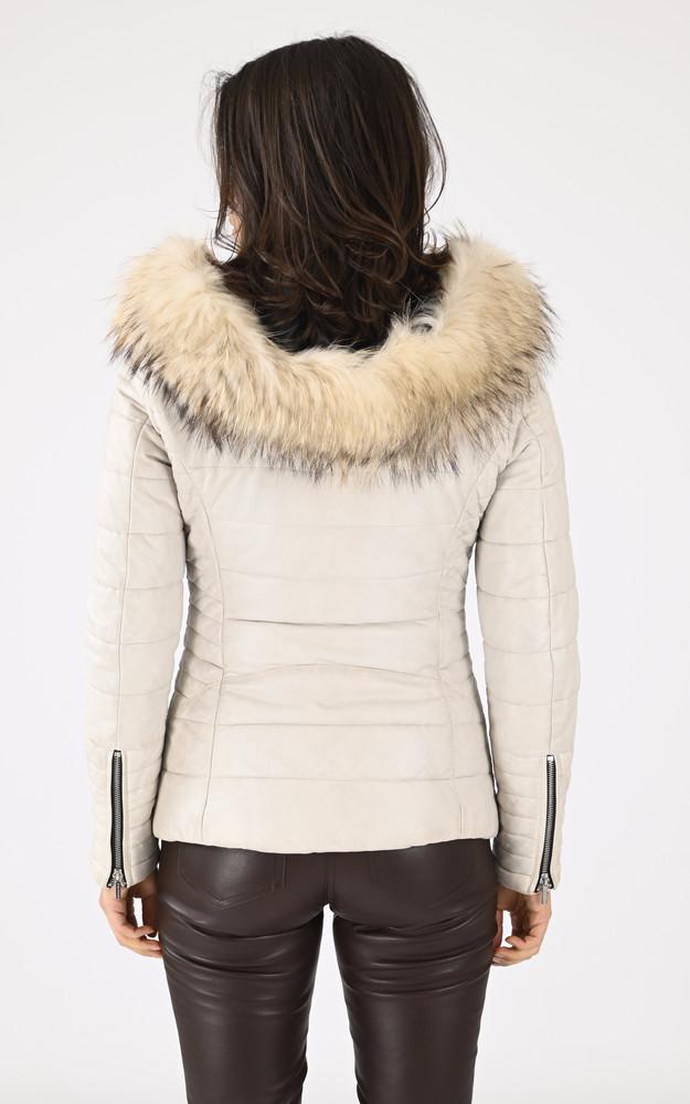 La Canadienne Doudoune Cintrée Helena Blanche