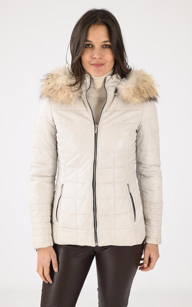 la canadienne Doudoune cintrée Helena blanche