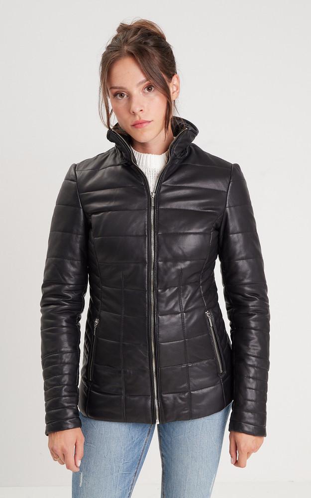 La Canadienne Doudoune Cintrée Helena Noire