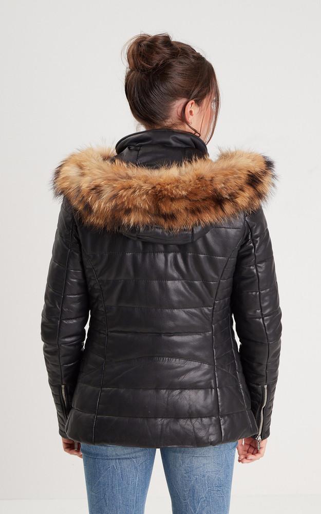 La Canadienne Doudoune Cintrée Helena Noire