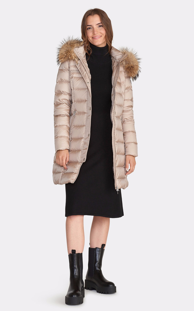 La Canadienne Doudoune Cintrée Joyce Beige