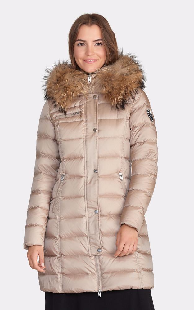 La Canadienne Doudoune Cintrée Joyce Beige