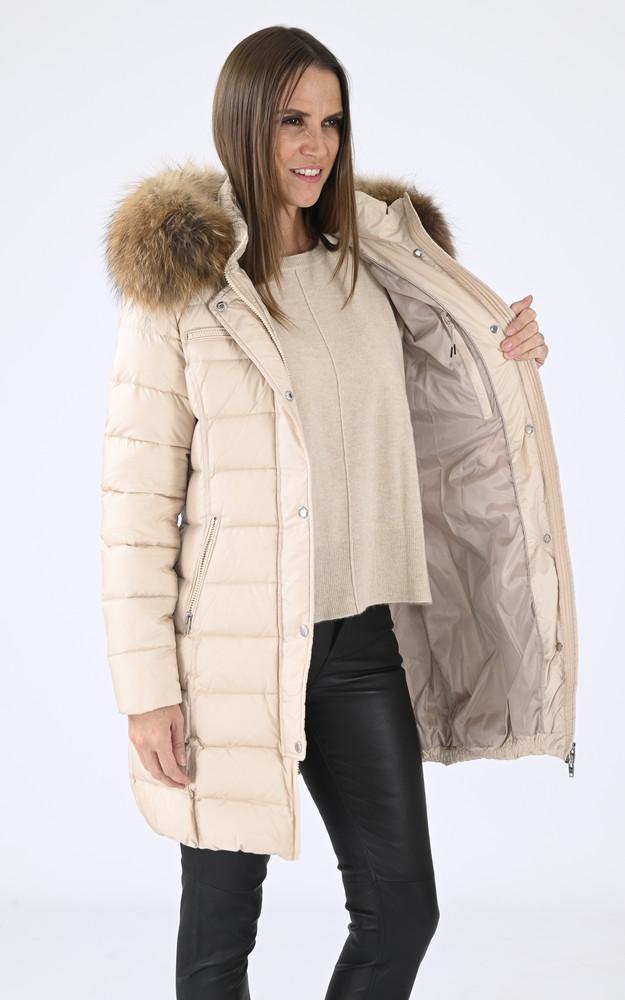 La Canadienne Doudoune Cintrée Joyce écru