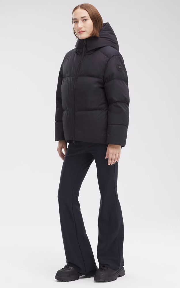 La Canadienne Doudoune Courte Garnet Noir