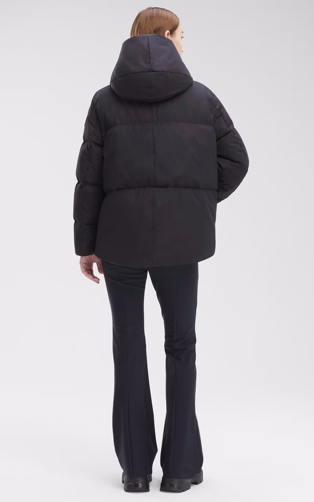 La Canadienne Doudoune Courte Garnet Noir