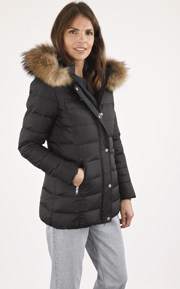 la canadienne Doudoune courte Joyce-mid noir