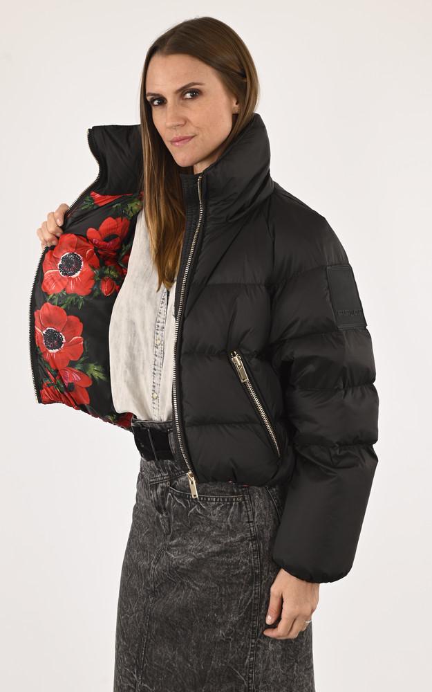 La Canadienne Doudoune Courte Lina Noire