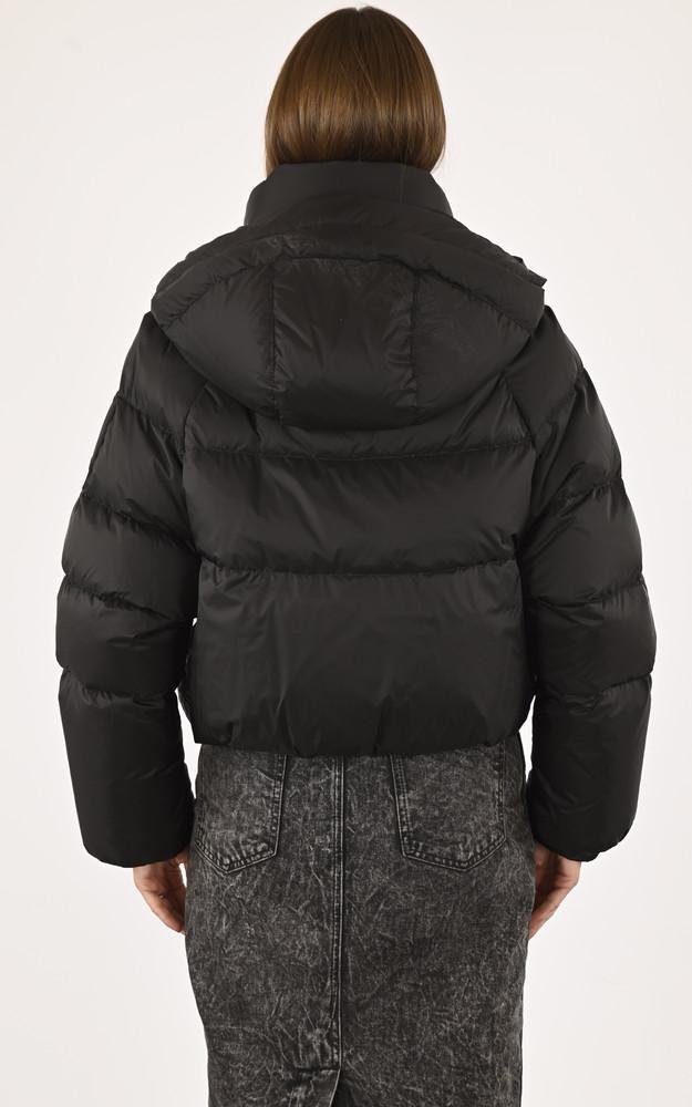 La Canadienne Doudoune Courte Lina Noire