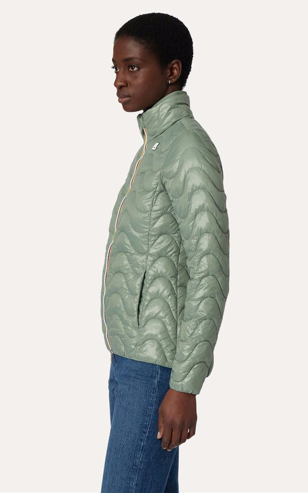 La Canadienne Doudoune Fine Violette Eco Warm Vert