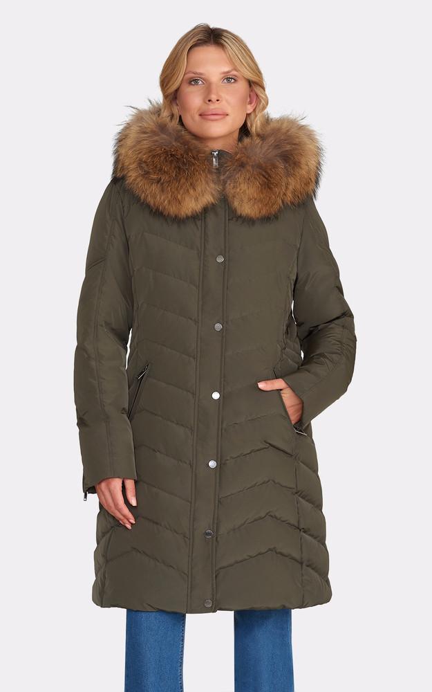 La Canadienne Doudoune Fourrure Jemma Kaki