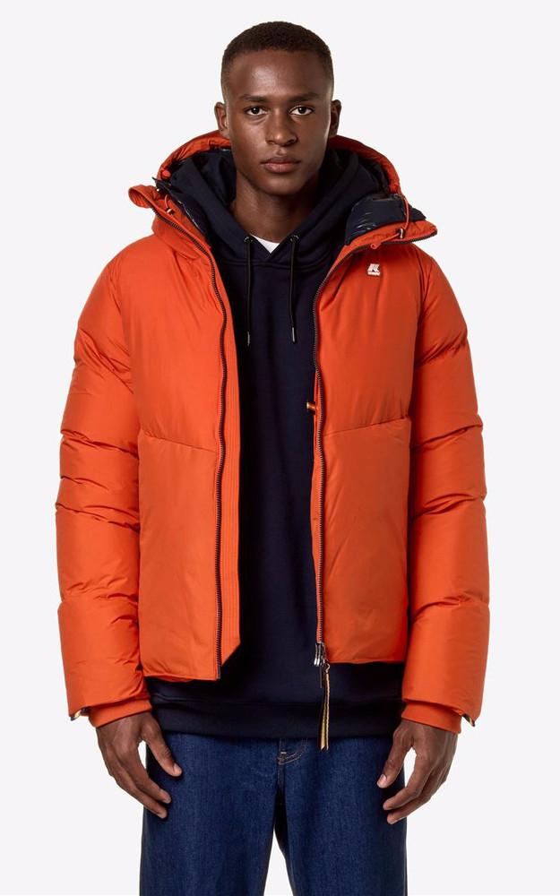 la canadienne Doudoune Hugol thermo Orange blue