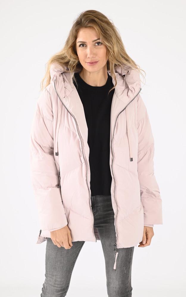 la canadienne Doudoune Janet rose poudré