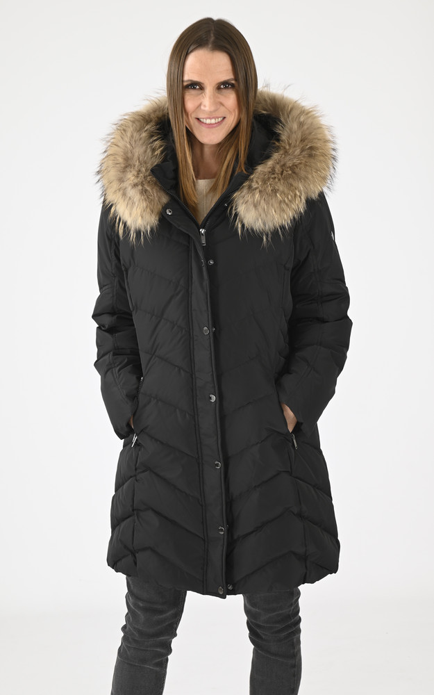 la canadienne Doudoune Jemma coupe confort noire