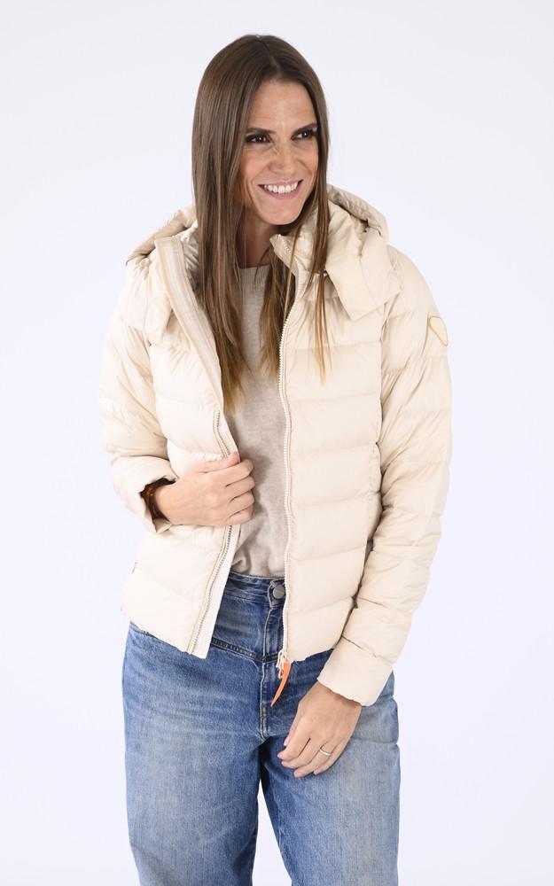 la canadienne Doudoune légère France beige