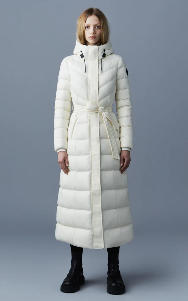 la canadienne Doudoune longue CALINA-R crème