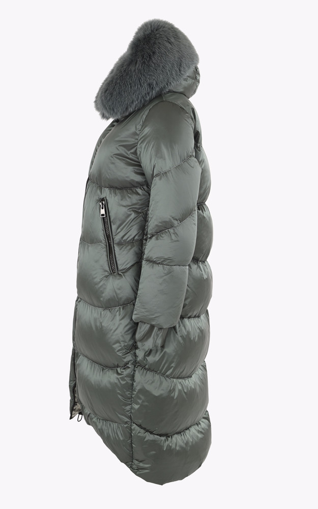 La Canadienne Doudoune Longue Clizione émeraude