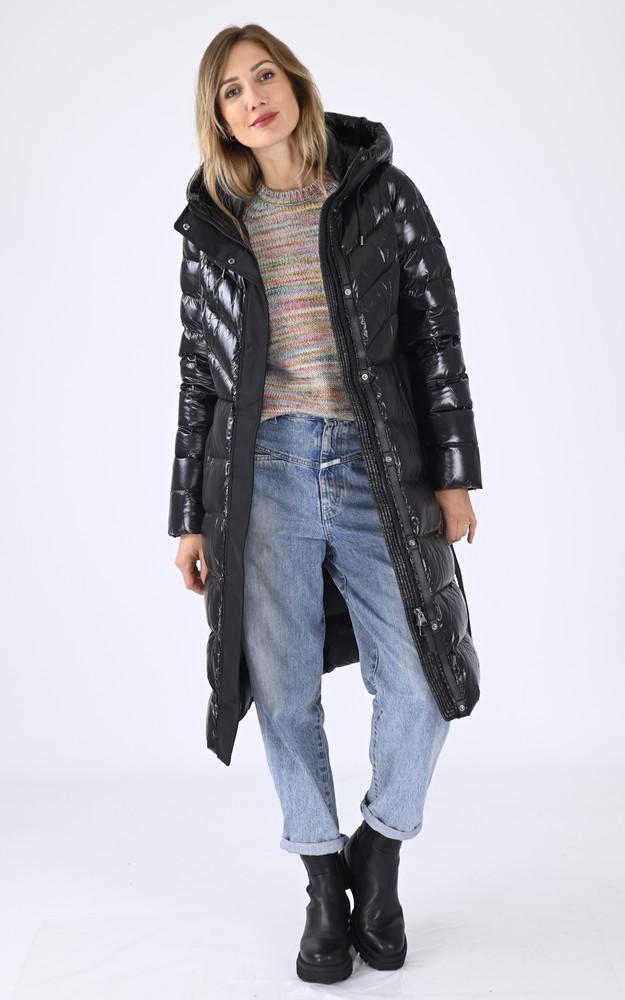 La Canadienne Doudoune Longue Coralia Noire