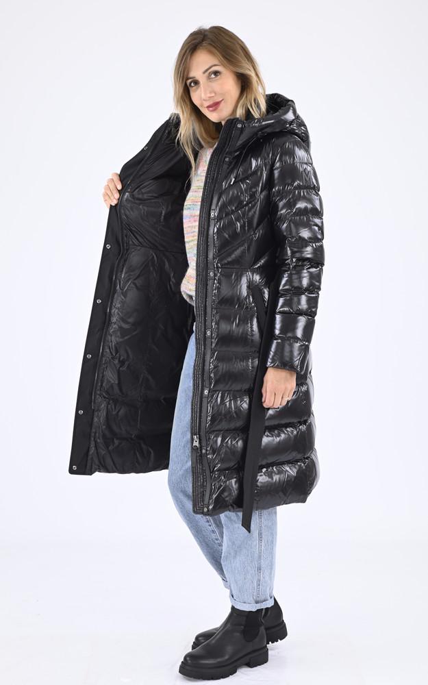 La Canadienne Doudoune Longue Coralia Noire