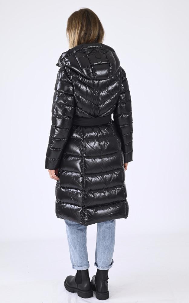 La Canadienne Doudoune Longue Coralia Noire
