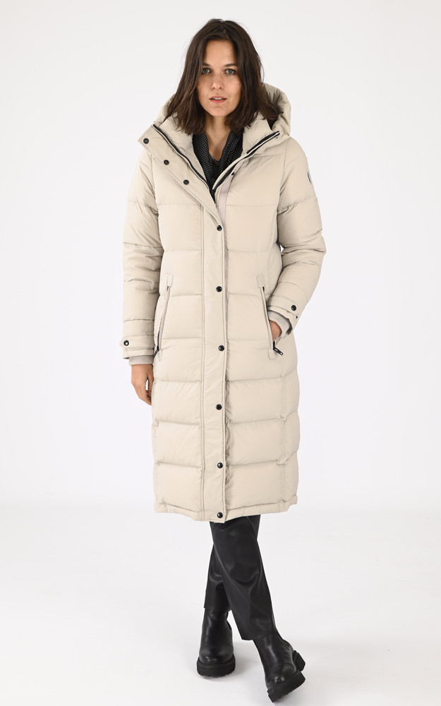 La Canadienne Doudoune Longue Falcon Beige