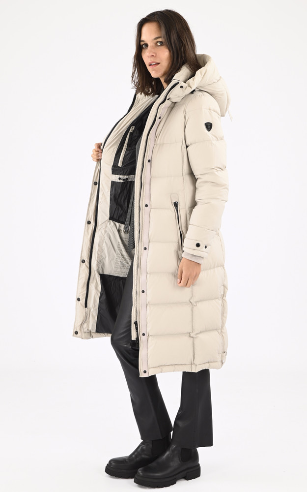 La Canadienne Doudoune Longue Falcon Beige