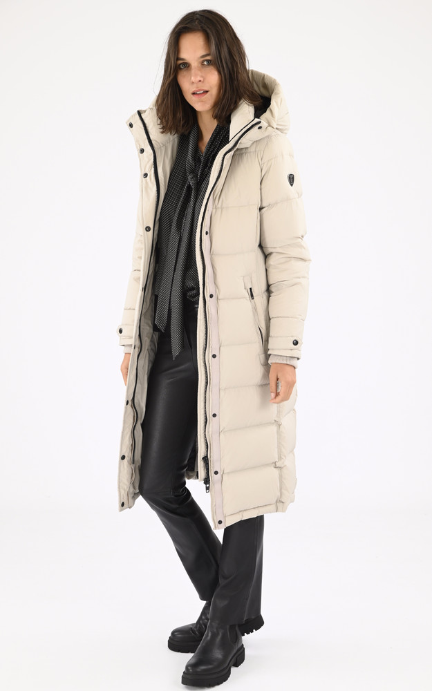 La Canadienne Doudoune Longue Falcon Beige