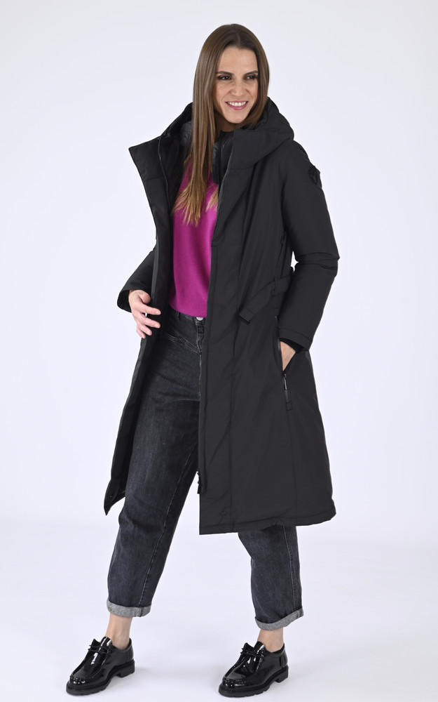 La Canadienne Doudoune Longue Lara Noire