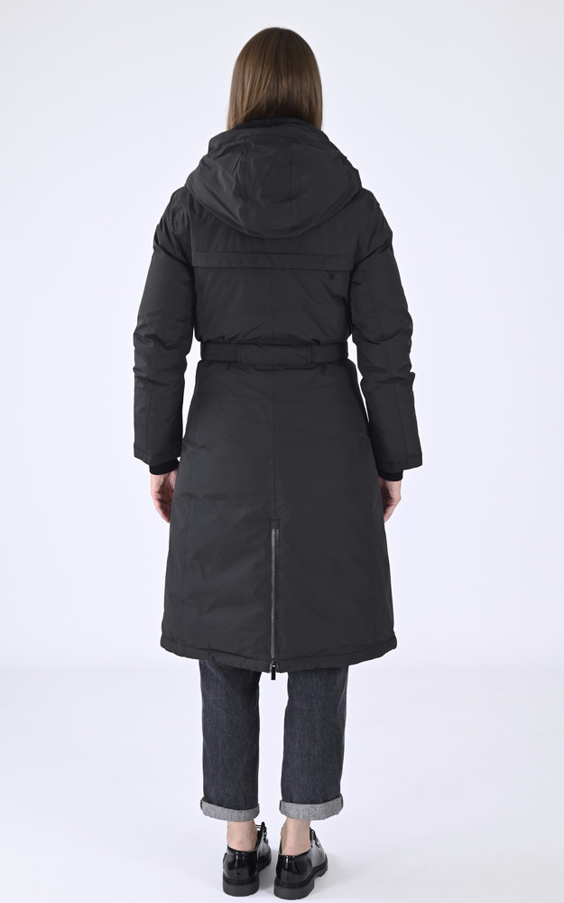 La Canadienne Doudoune Longue Lara Noire