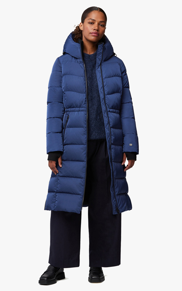 La Canadienne Doudoune Longue Liv Bleu Foncé