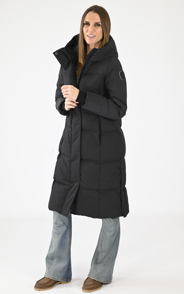 La Canadienne Doudoune Longue Millie Noire