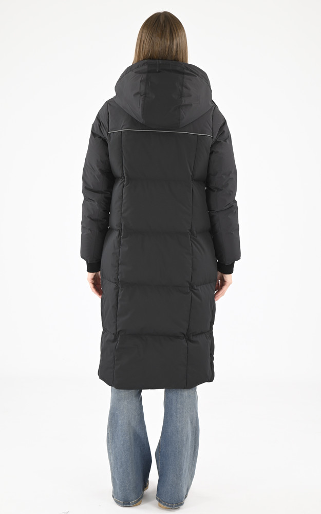La Canadienne Doudoune Longue Millie Noire