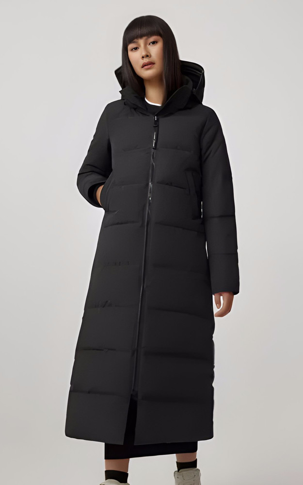 la canadienne Doudoune longue Mystique noir