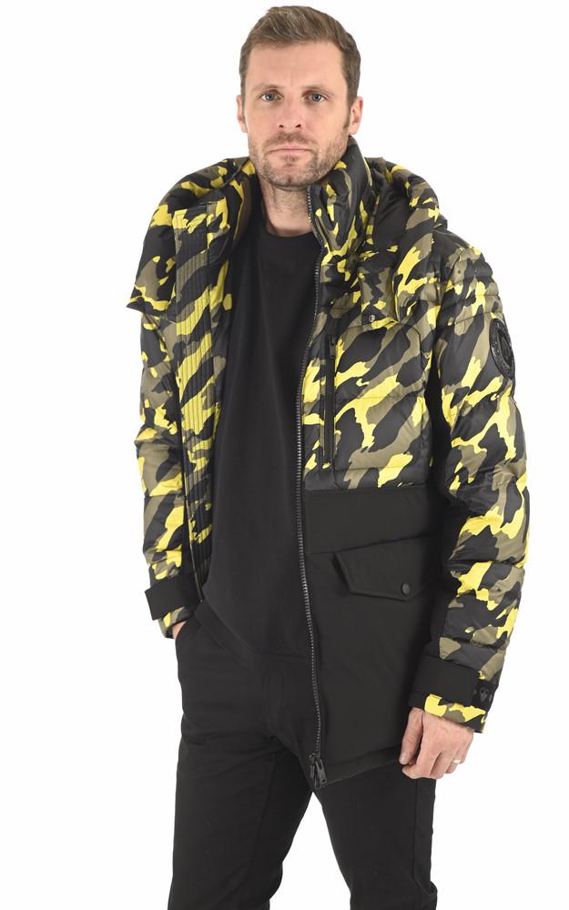 La Canadienne Doudoune M32MJ139H Jaune Camo
