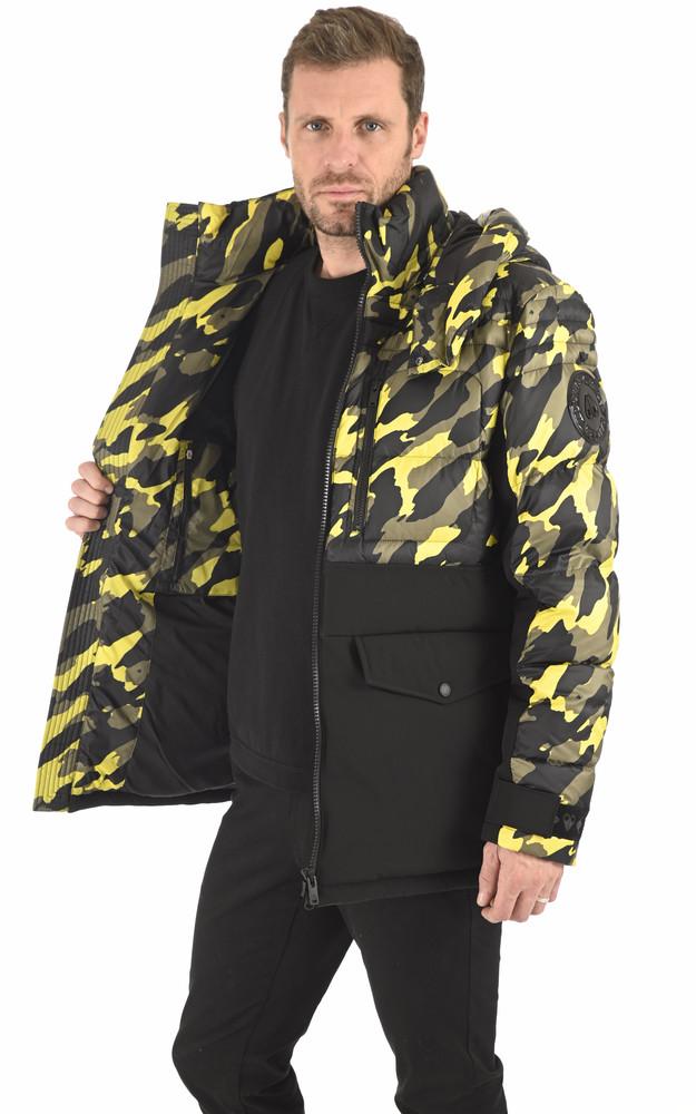 La Canadienne Doudoune M32MJ139H Jaune Camo