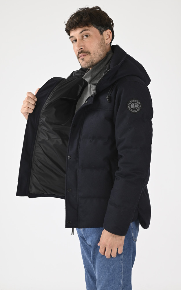 La Canadienne Doudoune MacMillan Wool Bleu Marine