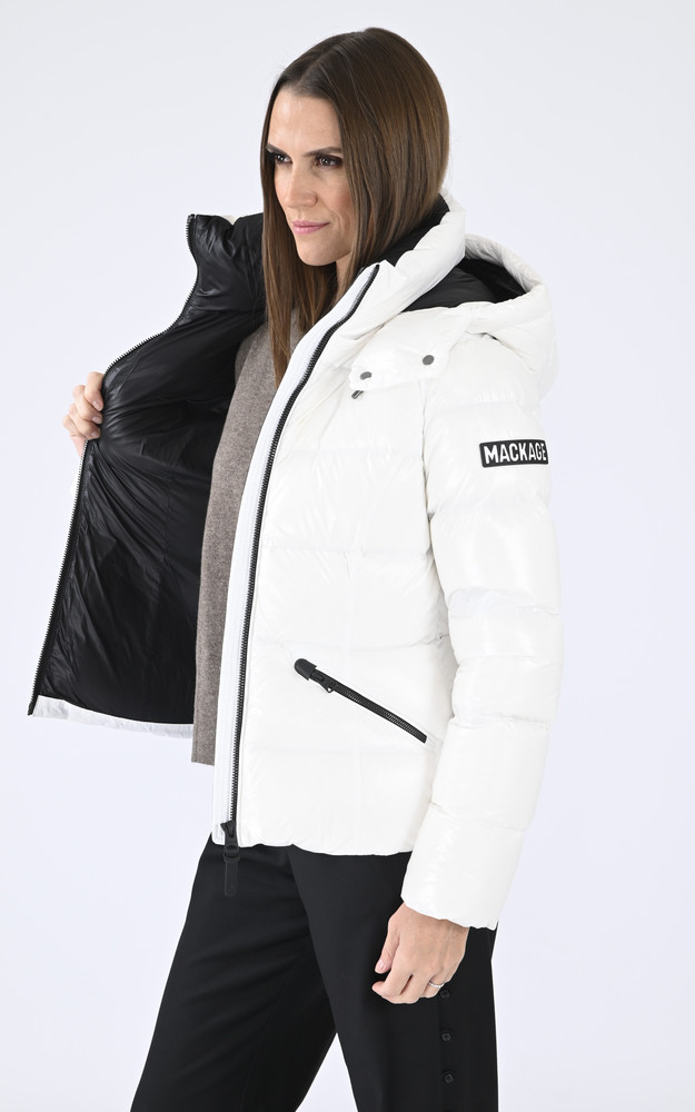 La Canadienne Doudoune Madalyne-V Blanche