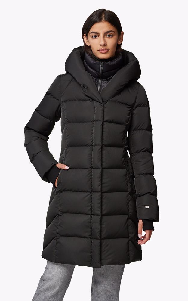 la canadienne Doudoune mi-longue Sonny noire