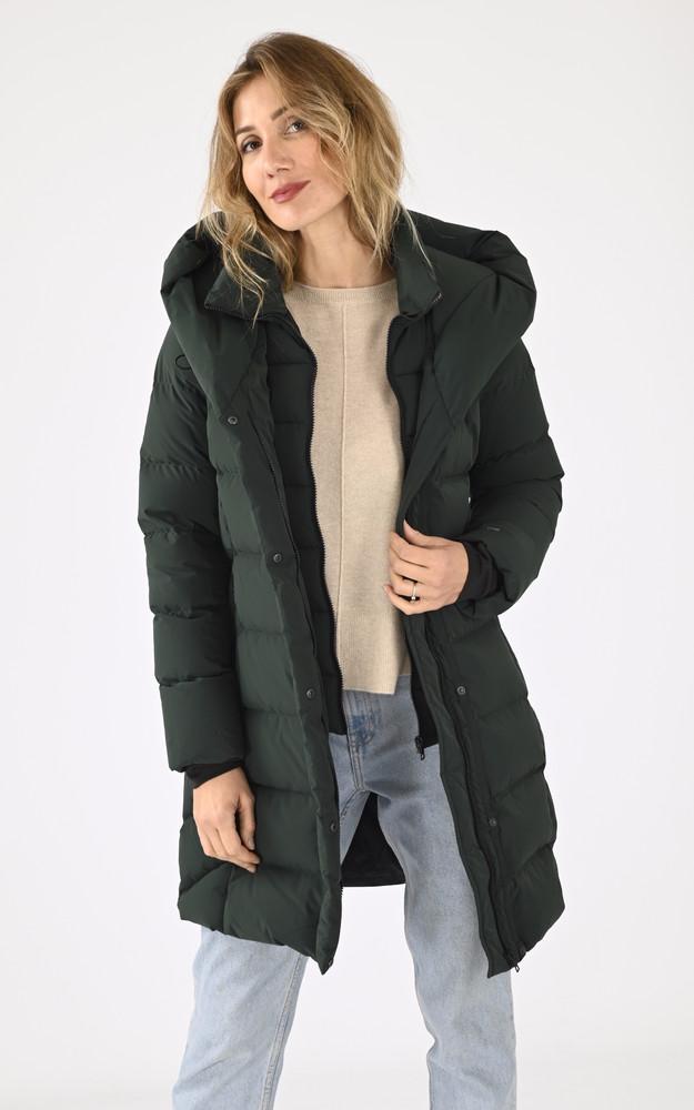 La Canadienne Doudoune Mi-longue Sonny Verte