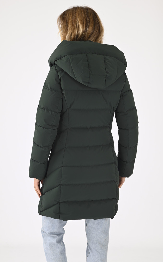 La Canadienne Doudoune Mi-longue Sonny Verte