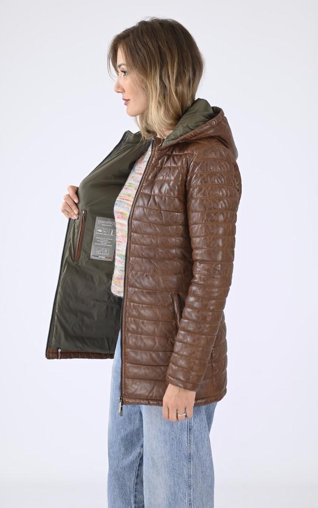 La Canadienne Doudoune Popping Longue Cuir