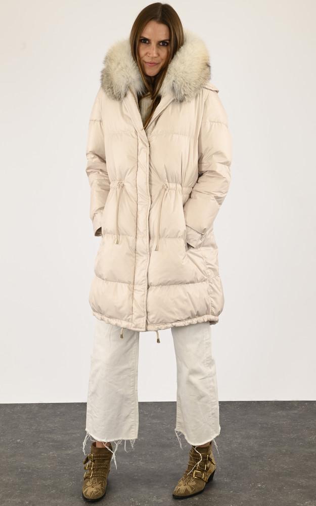 La Canadienne Doudoune Renard Bellatrix Beige