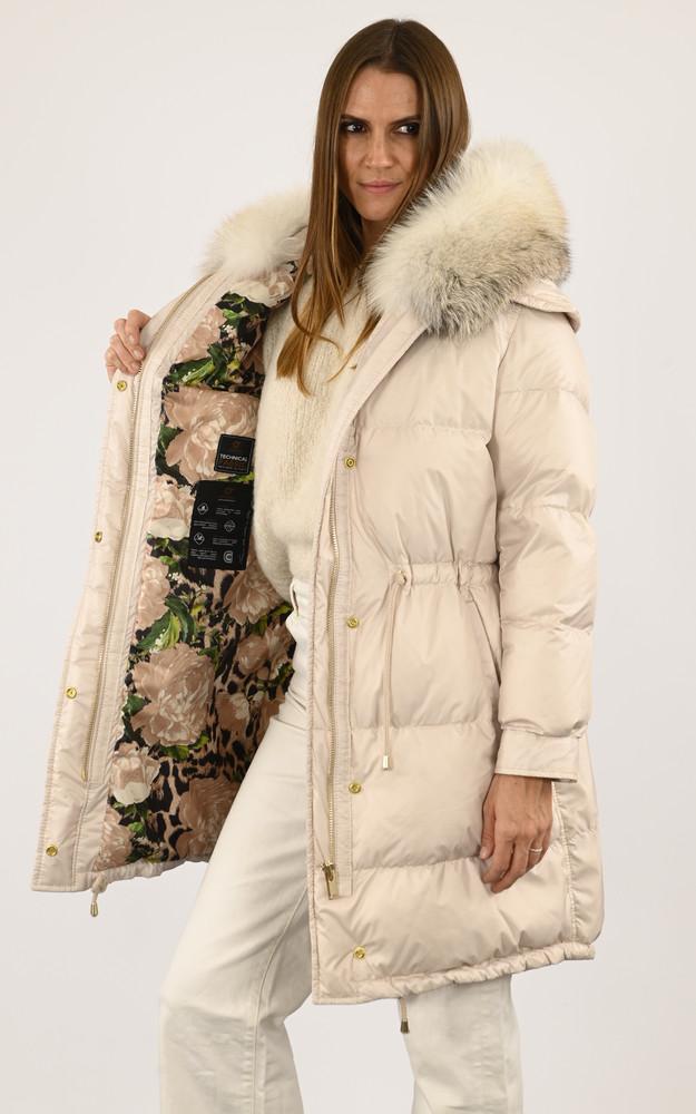 La Canadienne Doudoune Renard Bellatrix Beige
